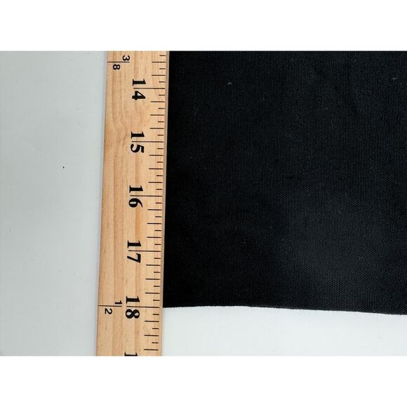 Reformation Black Canvas Medium Size Tote Bag - Picture 3 of 4